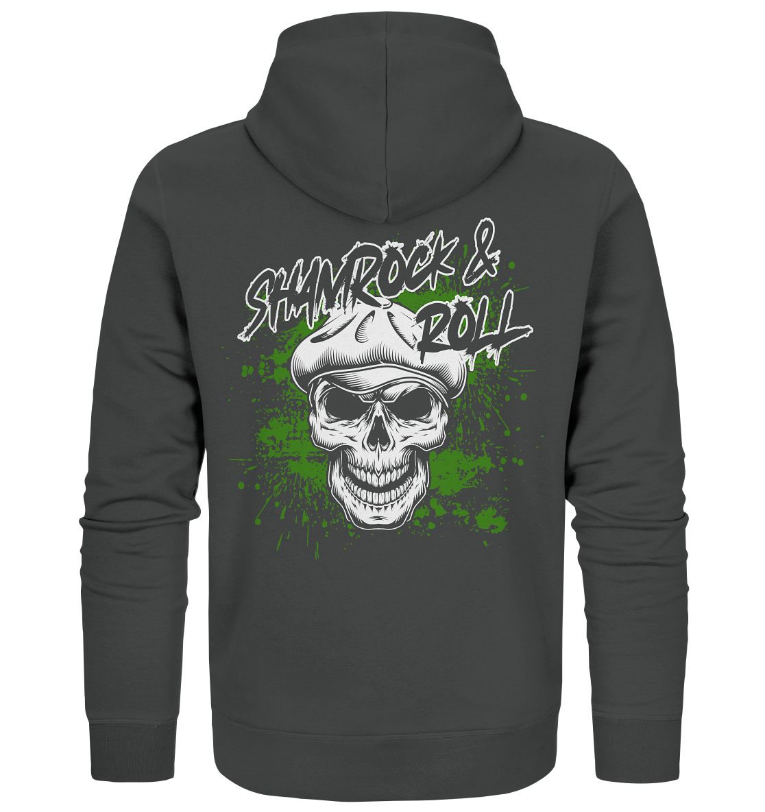 Shamrock And Roll "Skull" - Organic Zipper