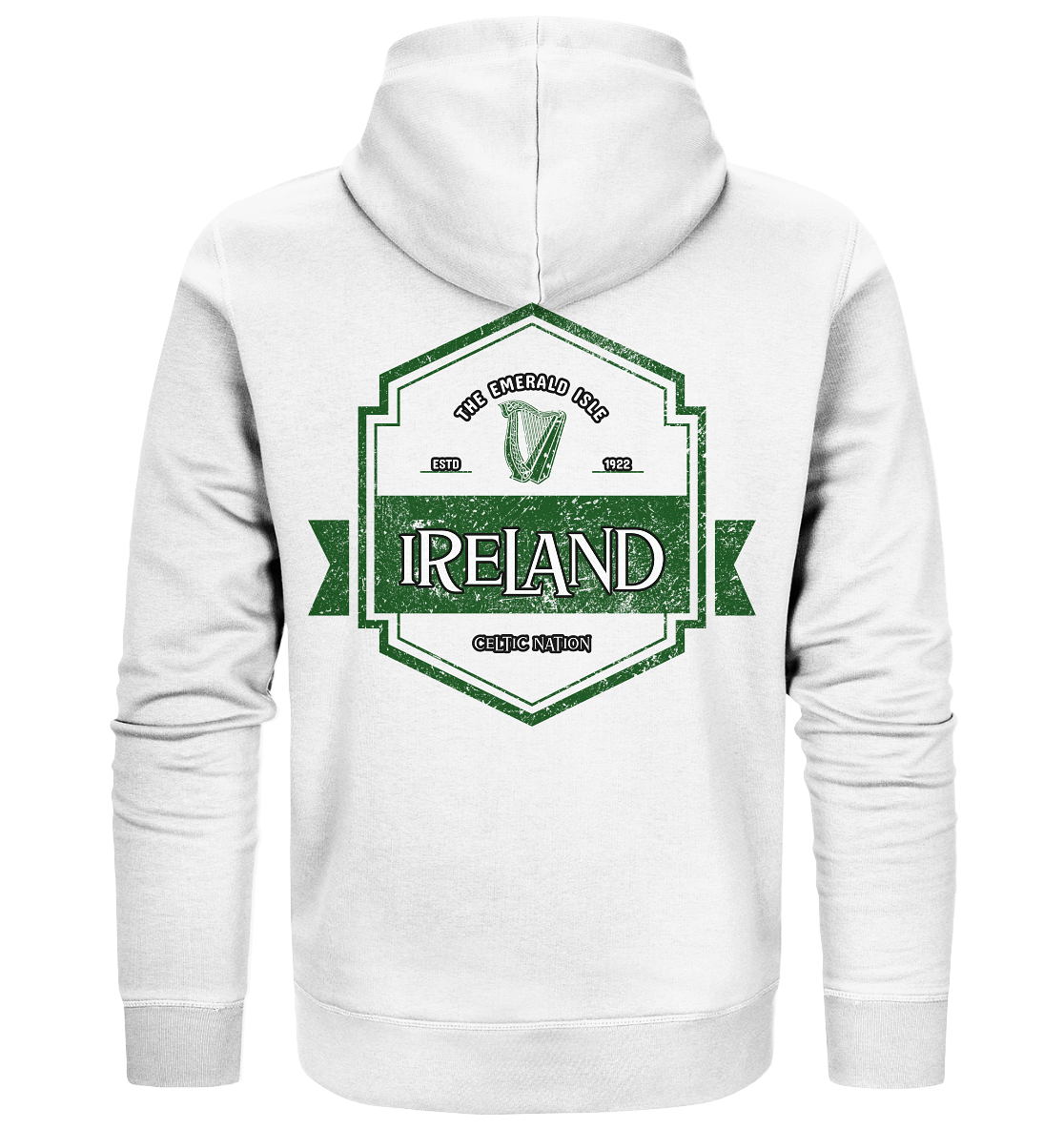 Ireland "The Emerald Isle / Celtic Nation" - Organic Zipper