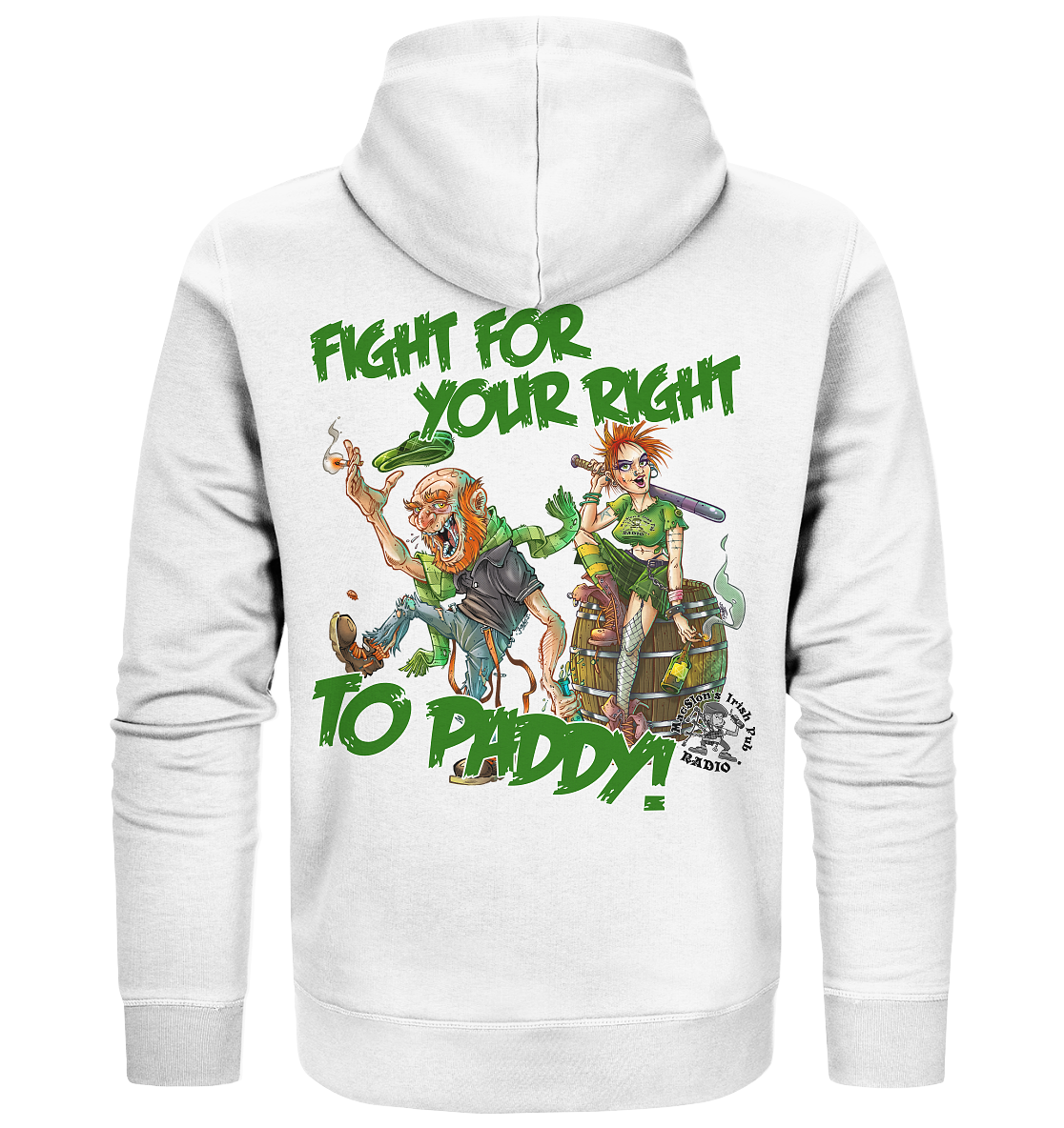 Fight For Your Right To Paddy - Organic Zipper