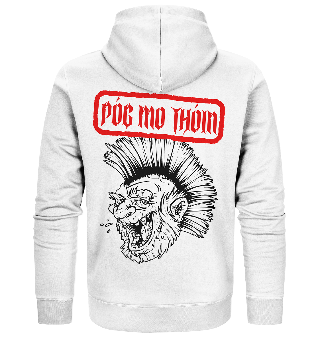 Póg Mo Thóin Streetwear "Punk" - Organic Zipper