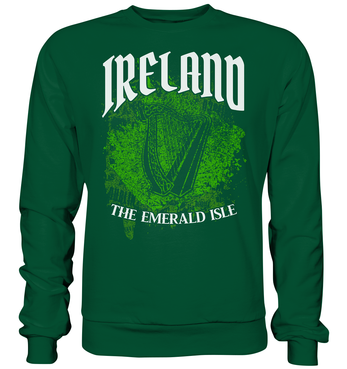 Ireland "The Emerald Isle / Splatter" - Basic Sweatshirt