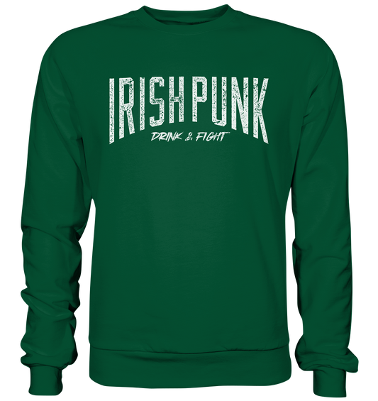 Irish Punk "Drink & Fight" - Basic Sweatshirt