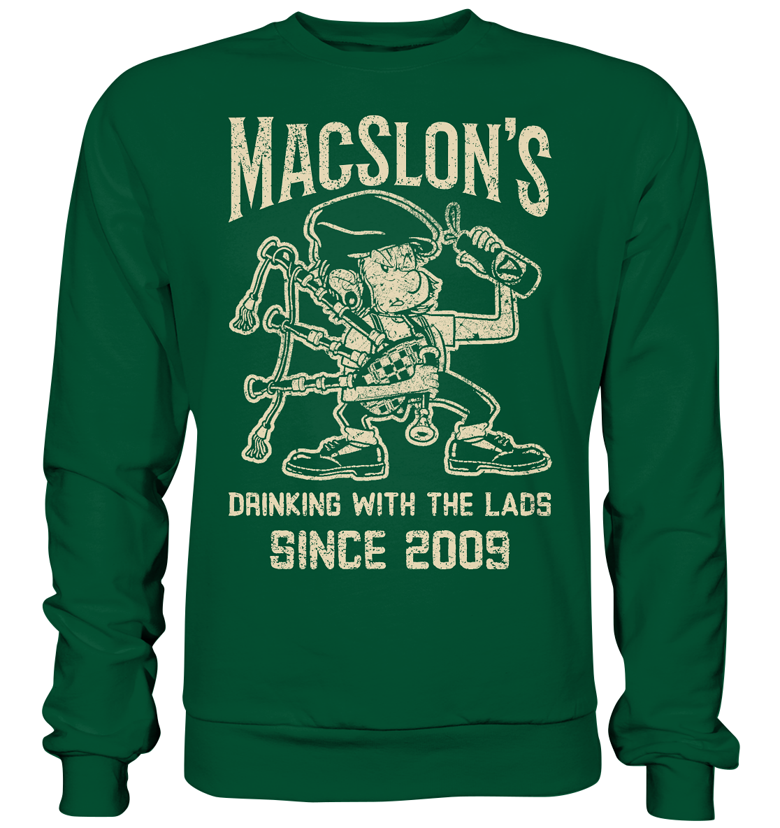 MacSlon's "Drinking With The Lads" - Basic Sweatshirt