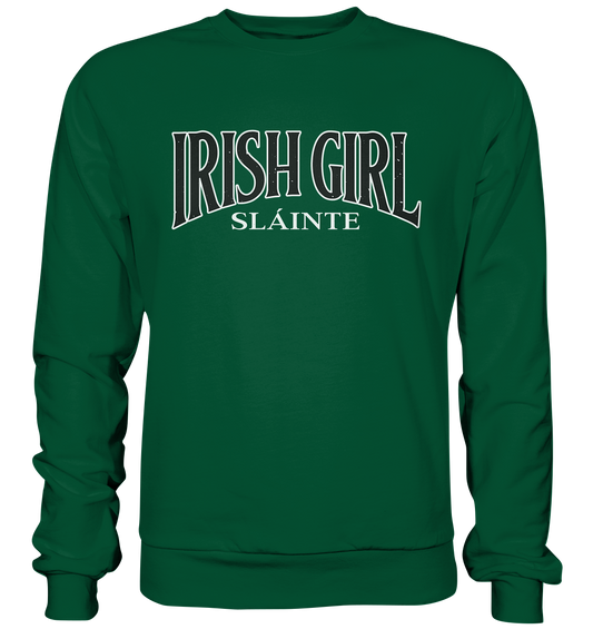 Irish Girl "Sláinte" - Basic Sweatshirt