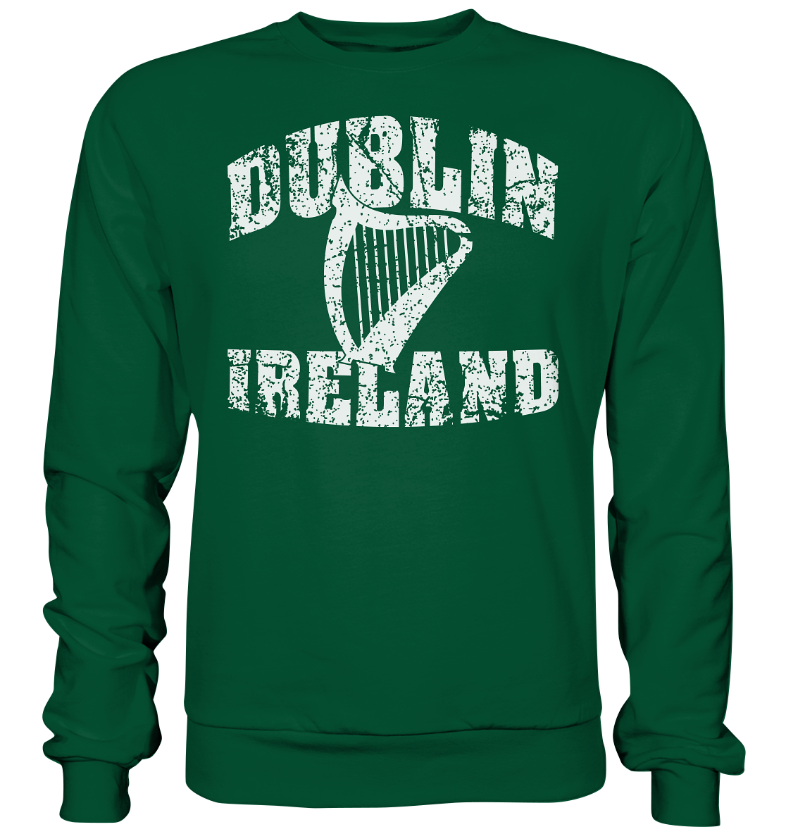 Dublin Ireland Harp - Basic Sweatshirt