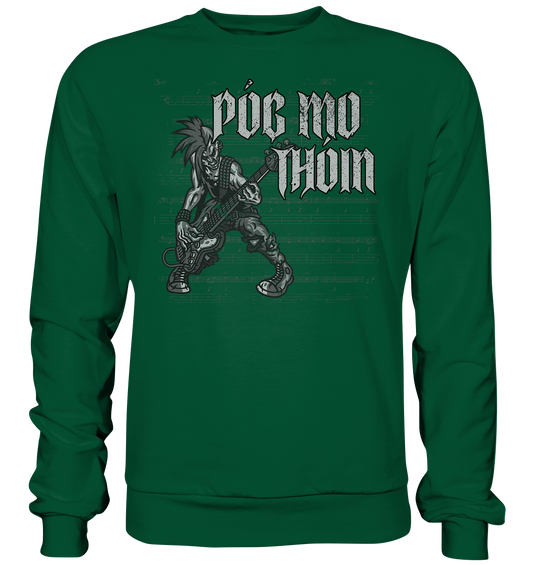 Póg Mo Thóin Streetwear "Punkrocker" - Basic Sweatshirt