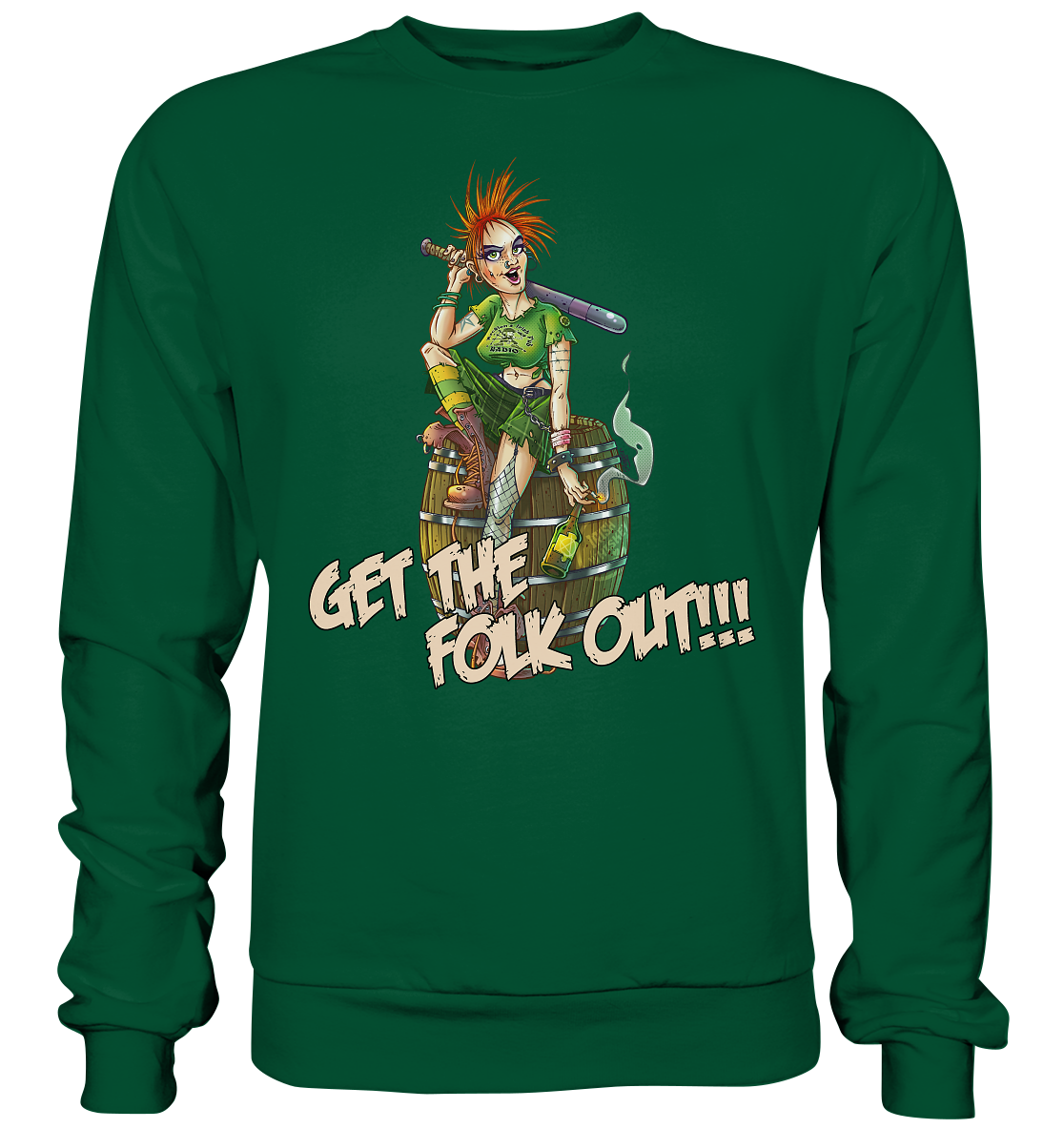 Get The Folk Out - Basic Sweatshirt