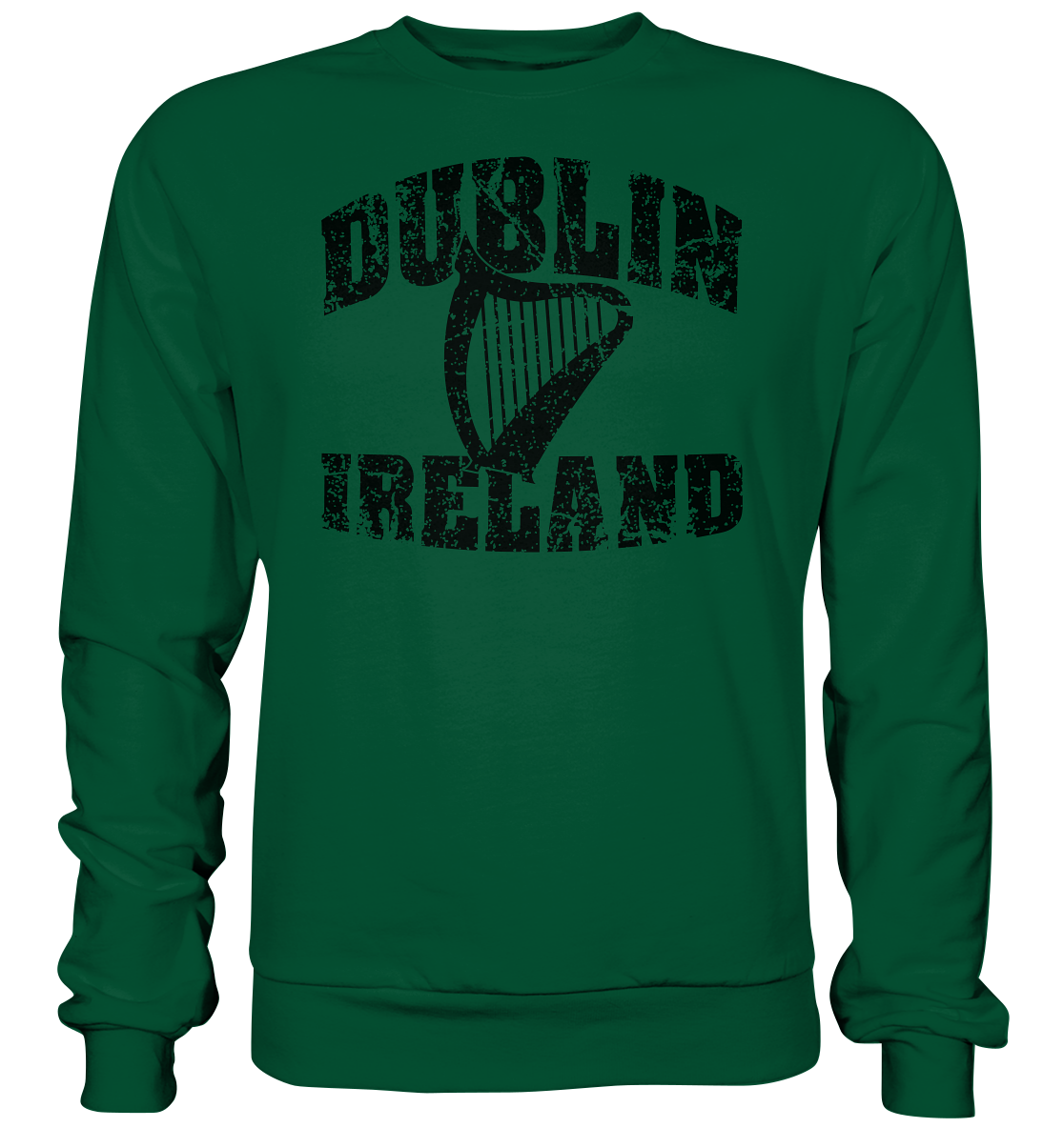 Dublin Ireland Harp - Basic Sweatshirt