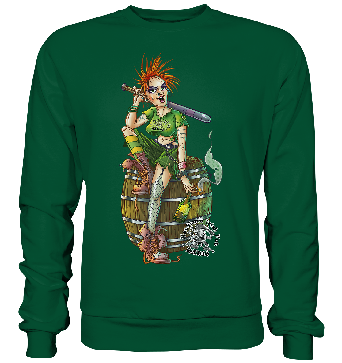 Irish Punkrock Girl - Basic Sweatshirt