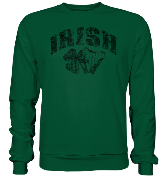 Irish "Shamrock & Harp" - Basic Sweatshirt