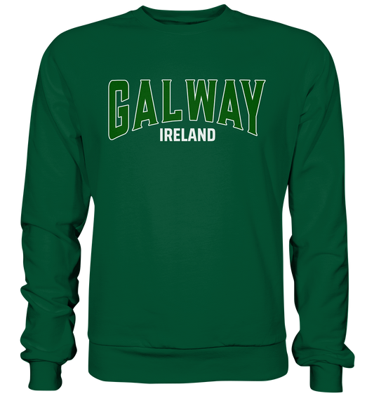 Galway / Ireland "Green Logo" - Basic Sweatshirt