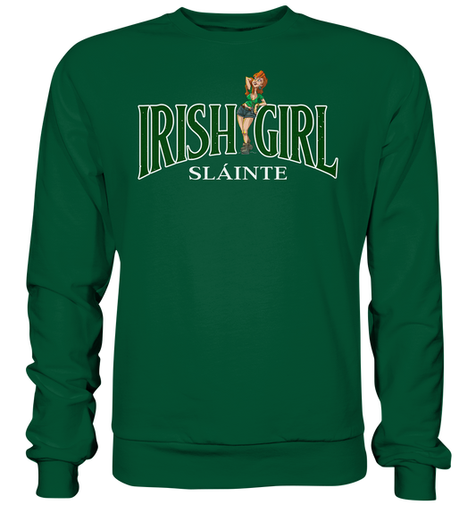 Irish Girl "Sláinte" - Basic Sweatshirt