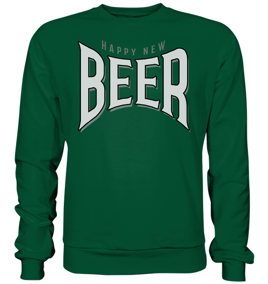 "Happy New Beer" - Basic Sweatshirt