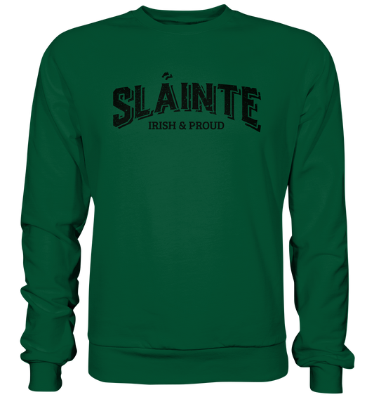 Sláinte "Irish & Proud" - Basic Sweatshirt