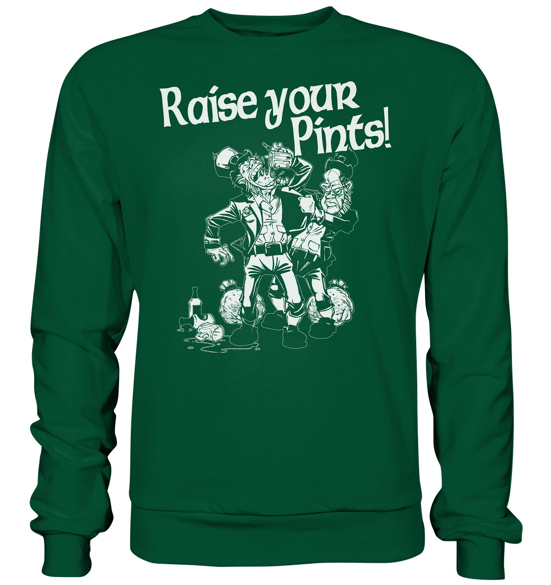 Raise Your Pints "Leprechauns" - Basic Sweatshirt