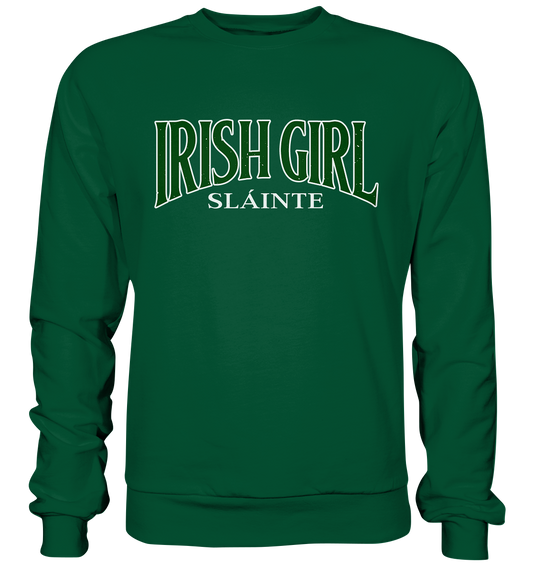 Irish Girl "Sláinte" - Basic Sweatshirt