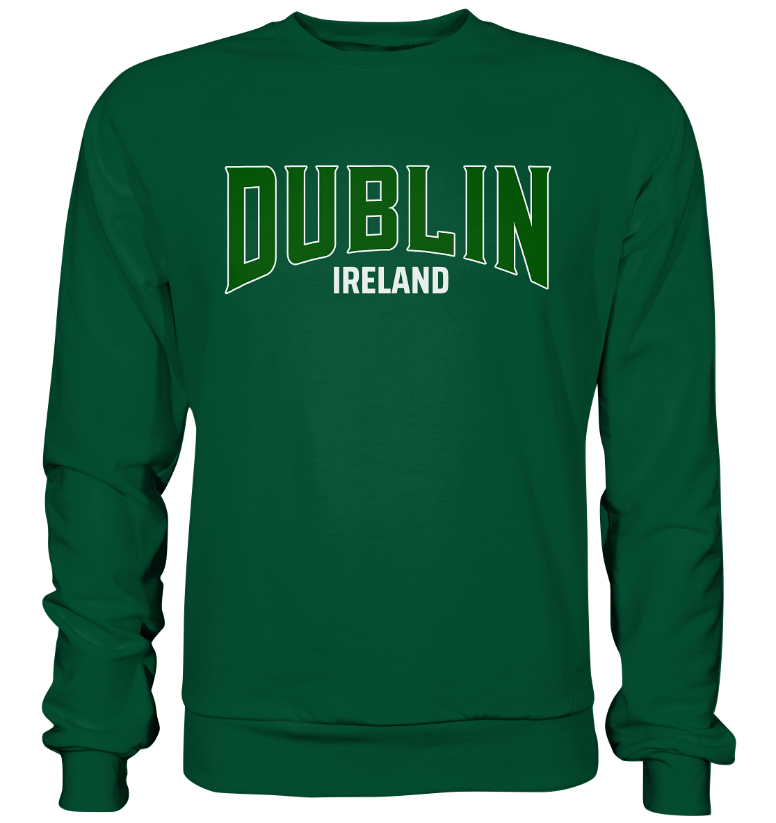 Dublin / Ireland "Green Logo" - Basic Sweatshirt