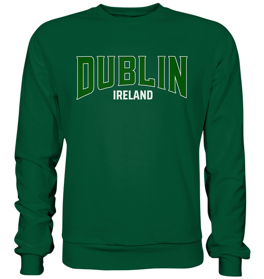 Dublin / Ireland "Green Logo" - Basic Sweatshirt