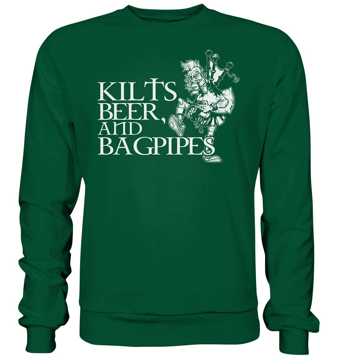 Kilts, Beer & Bagpipes - Basic Sweatshirt