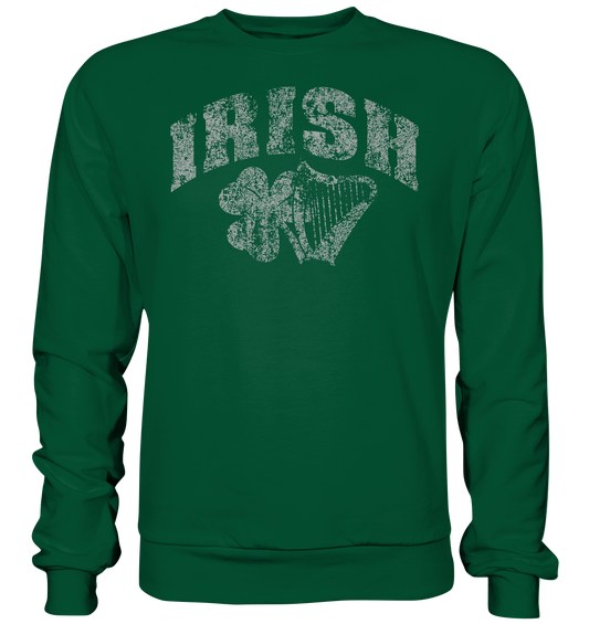 Irish "Shamrock & Harp" - Basic Sweatshirt