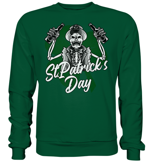 St. Patricks Day "Skeleton" - Basic Sweatshirt