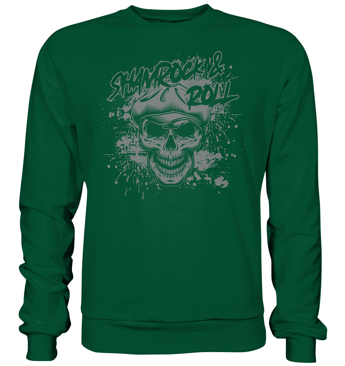Shamrock And Roll "Skull" - Basic Sweatshirt