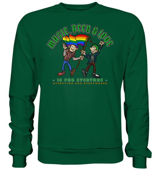 Music, Beer & Love "Is For Everyone" - Basic Sweatshirt