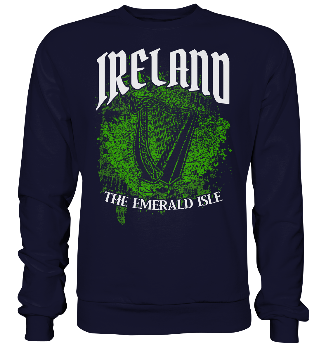 Ireland "The Emerald Isle / Splatter" - Basic Sweatshirt