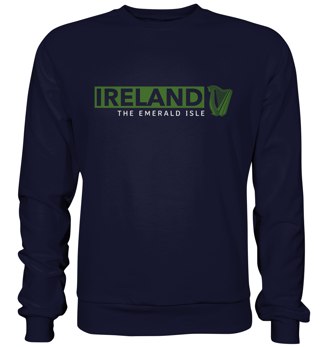 Ireland "The Emerald Isle / Harp" - Basic Sweatshirt