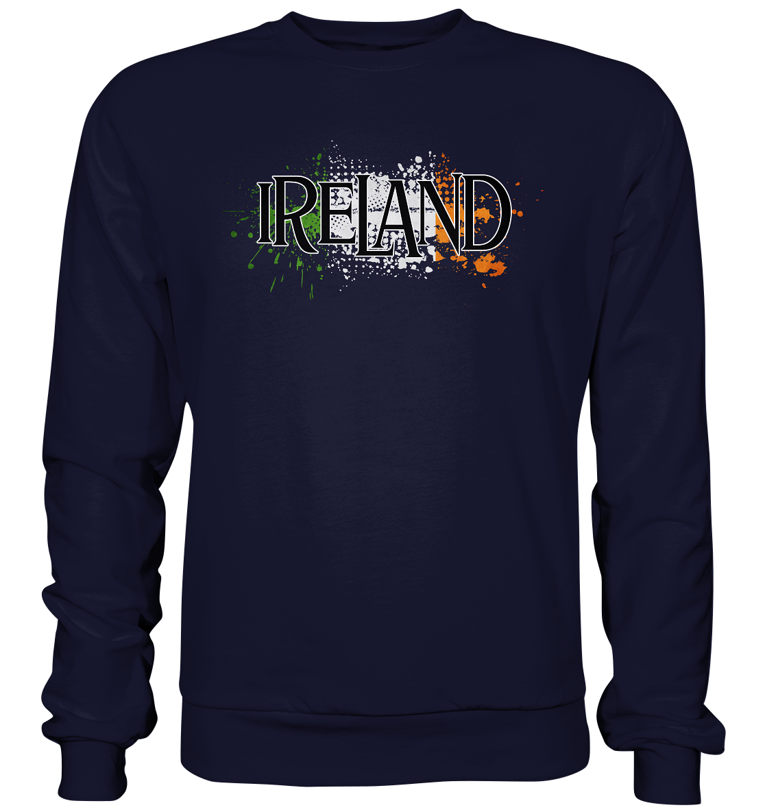 Ireland "Flag Splatter" - Basic Sweatshirt
