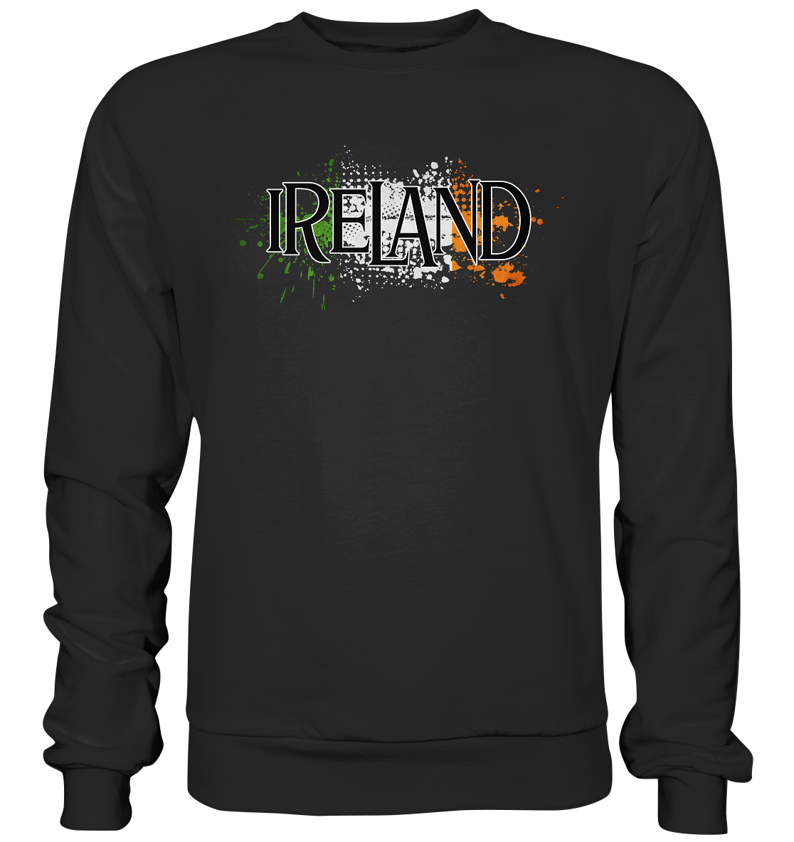 Ireland "Flag Splatter" - Basic Sweatshirt