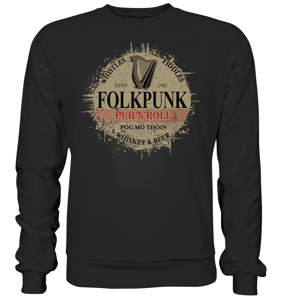 Folkpunk "Pub'n'Roll" - Basic Sweatshirt