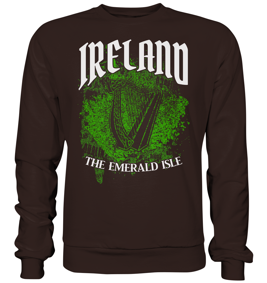 Ireland "The Emerald Isle / Splatter" - Basic Sweatshirt