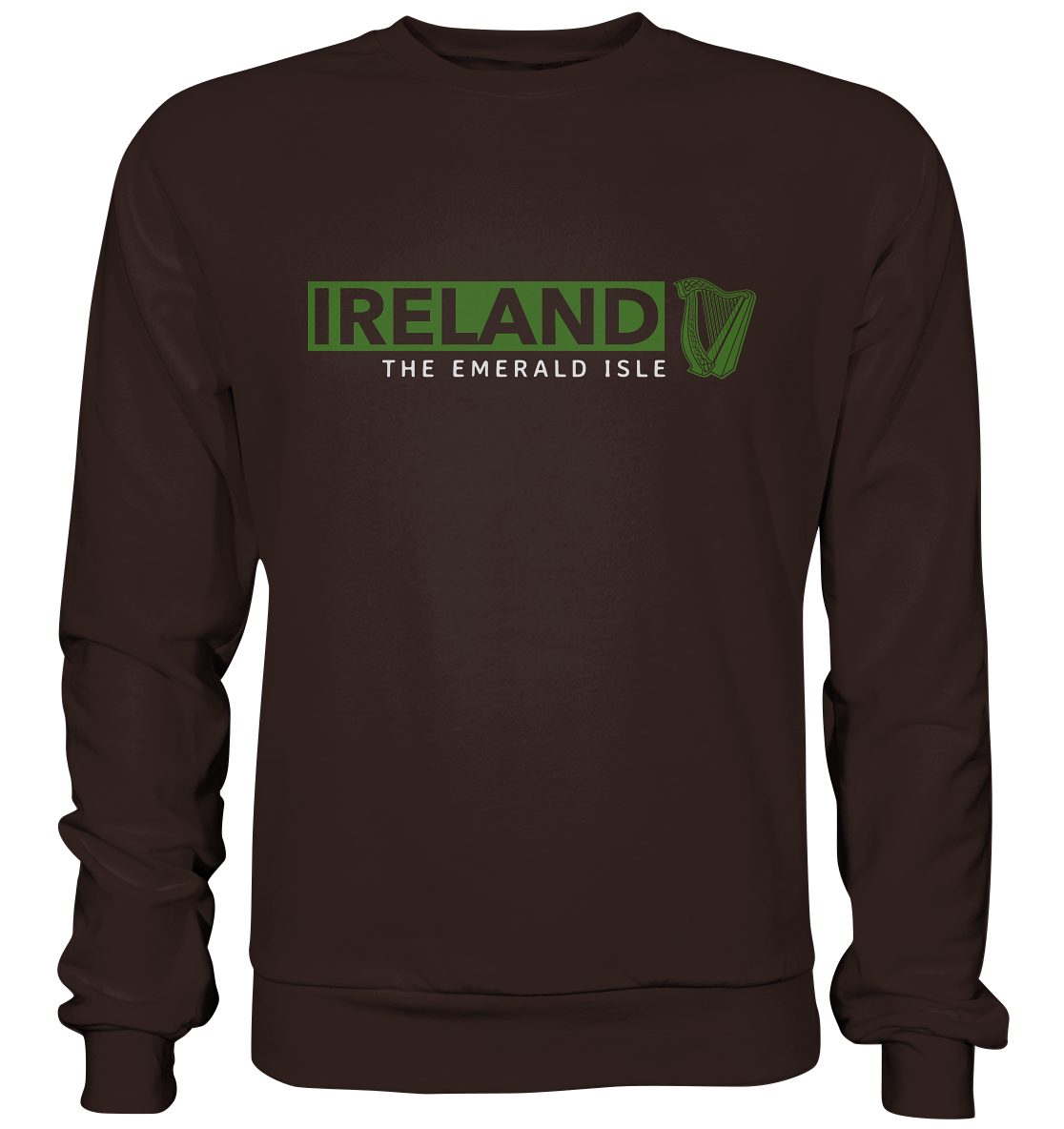 Ireland "The Emerald Isle / Harp" - Basic Sweatshirt