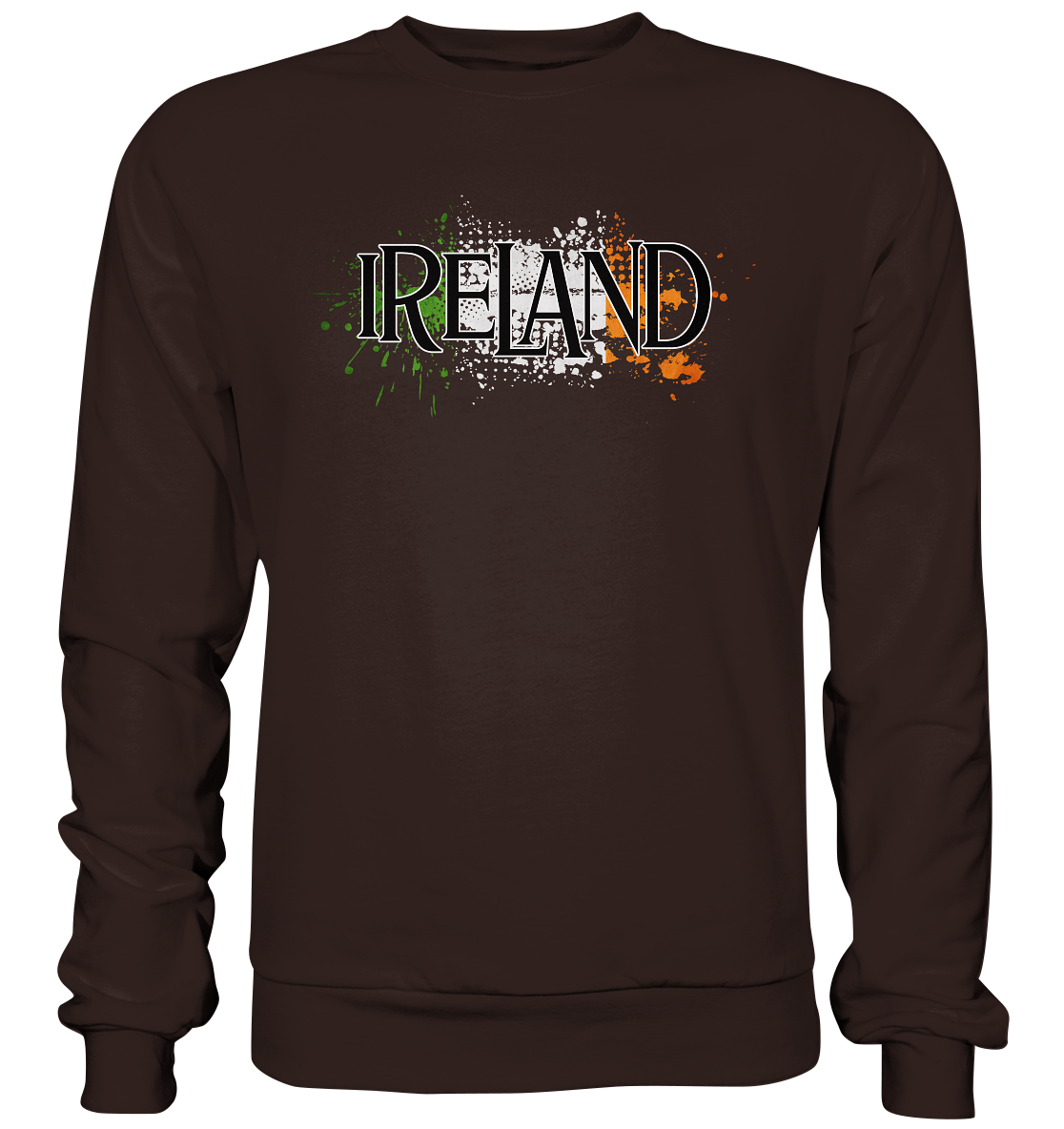 Ireland "Flag Splatter" - Basic Sweatshirt