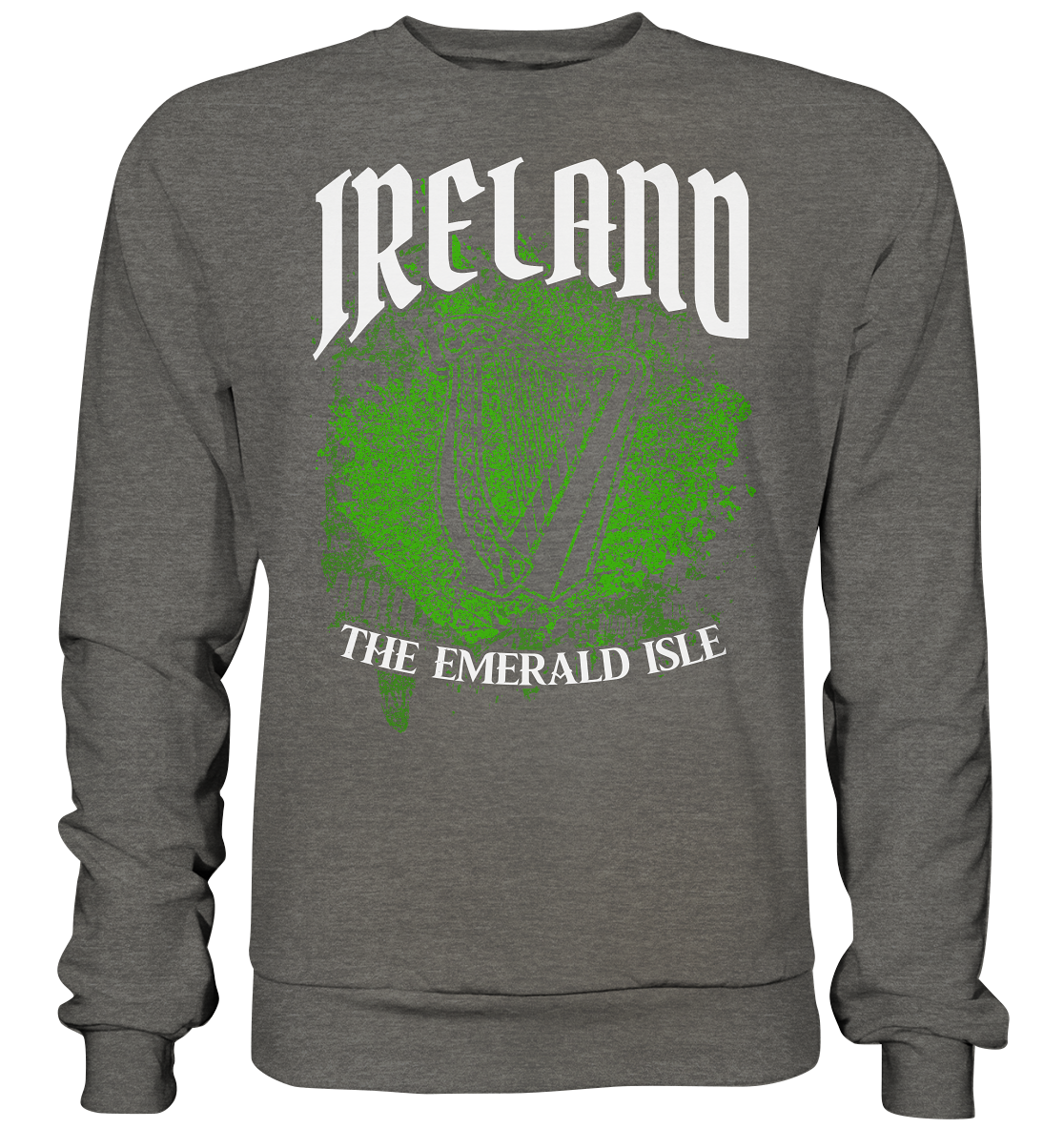 Ireland "The Emerald Isle / Splatter" - Basic Sweatshirt