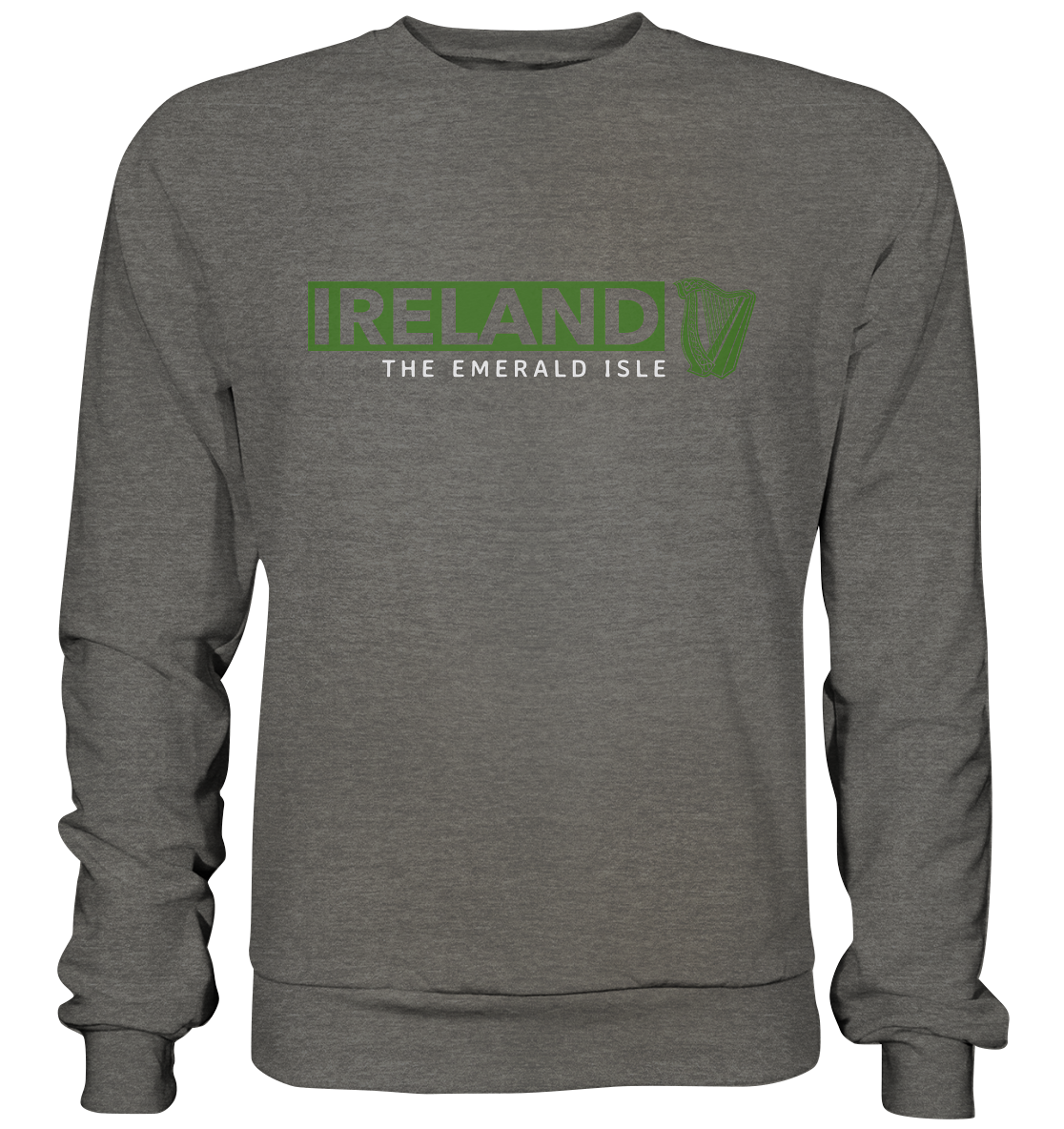 Ireland "The Emerald Isle / Harp" - Basic Sweatshirt
