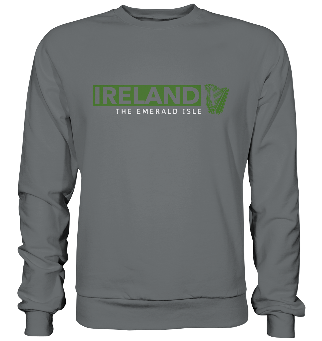 Ireland "The Emerald Isle / Harp" - Basic Sweatshirt