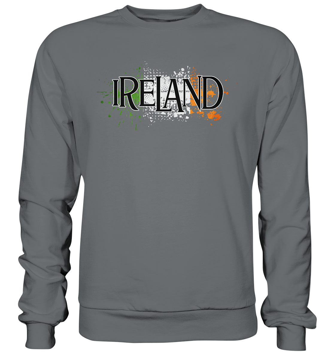 Ireland "Flag Splatter" - Basic Sweatshirt