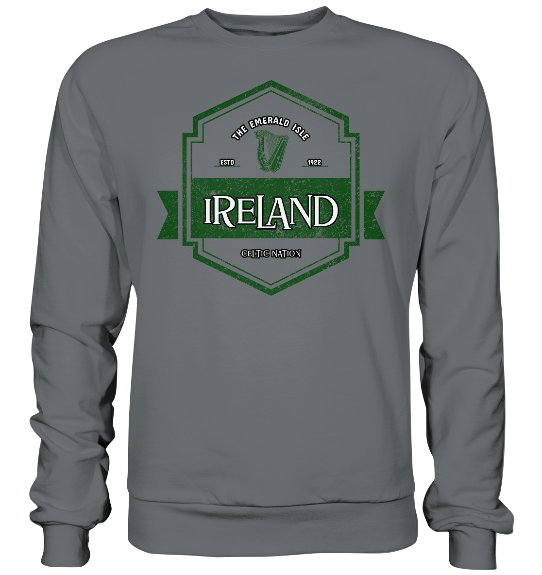 Ireland "The Emerald Isle / Celtic Nation" - Basic Sweatshirt