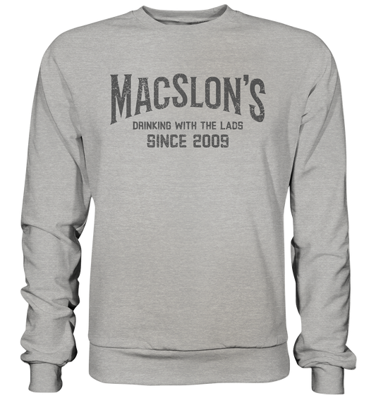 MacSlon's "Drinking With The Lads" - Basic Sweatshirt