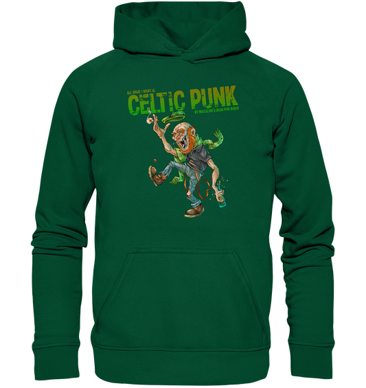 "All I Want Is Celtic Punk - Bastard" - Basic Unisex Hoodie