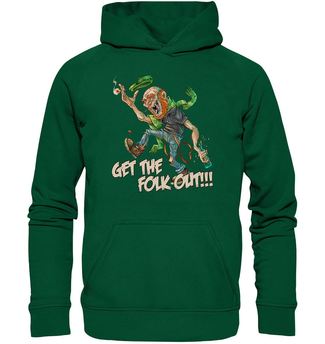 Get The Folk Out - Basic Unisex Hoodie