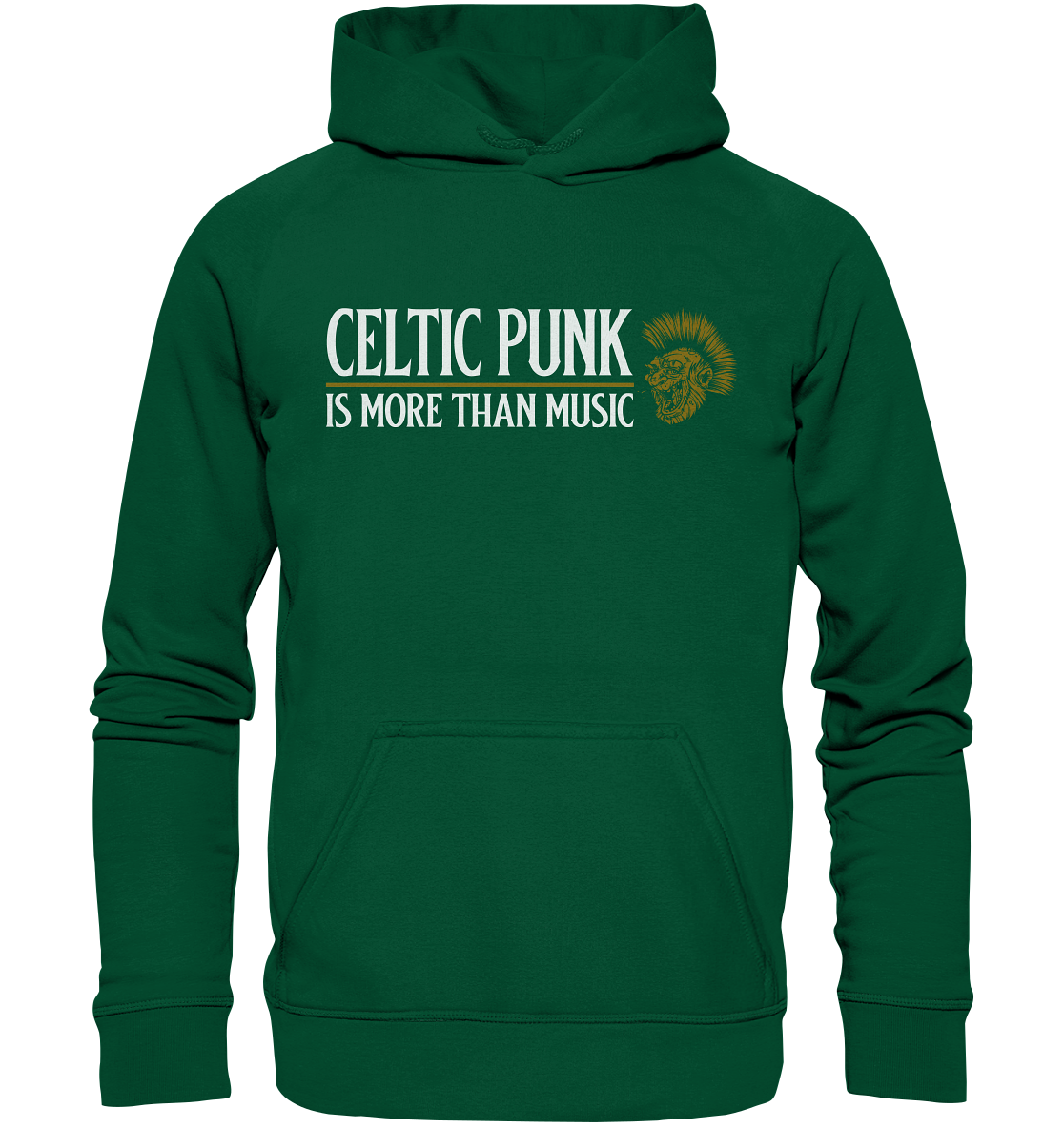 Celtic Punk "Is More Than Music" - Basic Unisex Hoodie