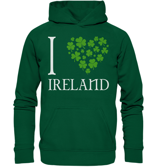 I Love Ireland - Basic Unisex Hoodie