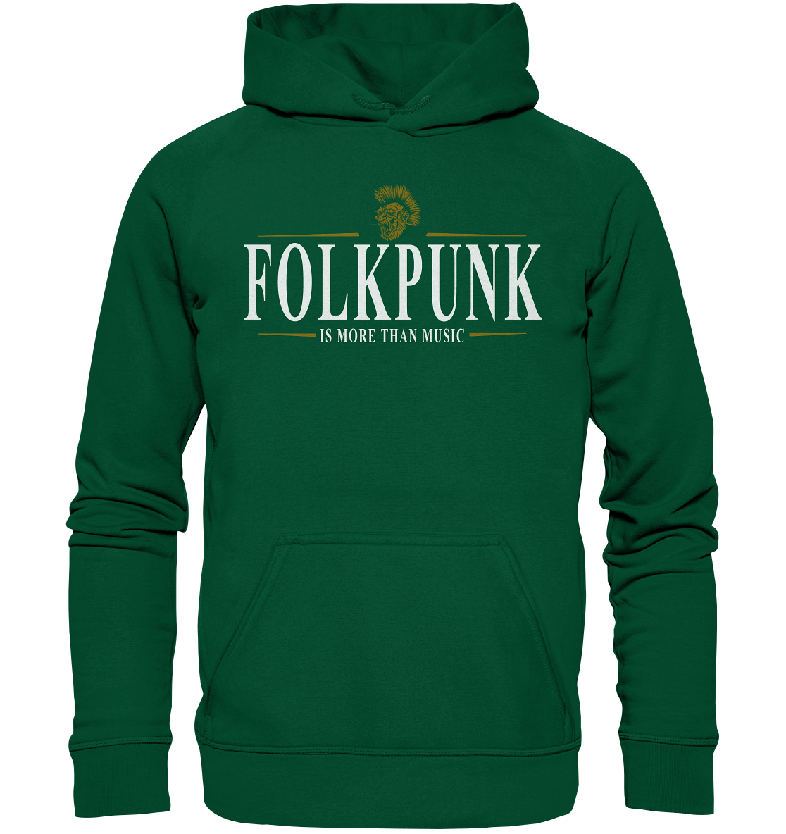 Folkpunk "Is More Than Music" - Basic Unisex Hoodie