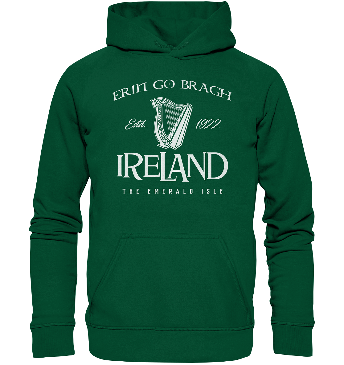 Ireland "Erin Go Bragh / The Emerald Isle" - Basic Unisex Hoodie