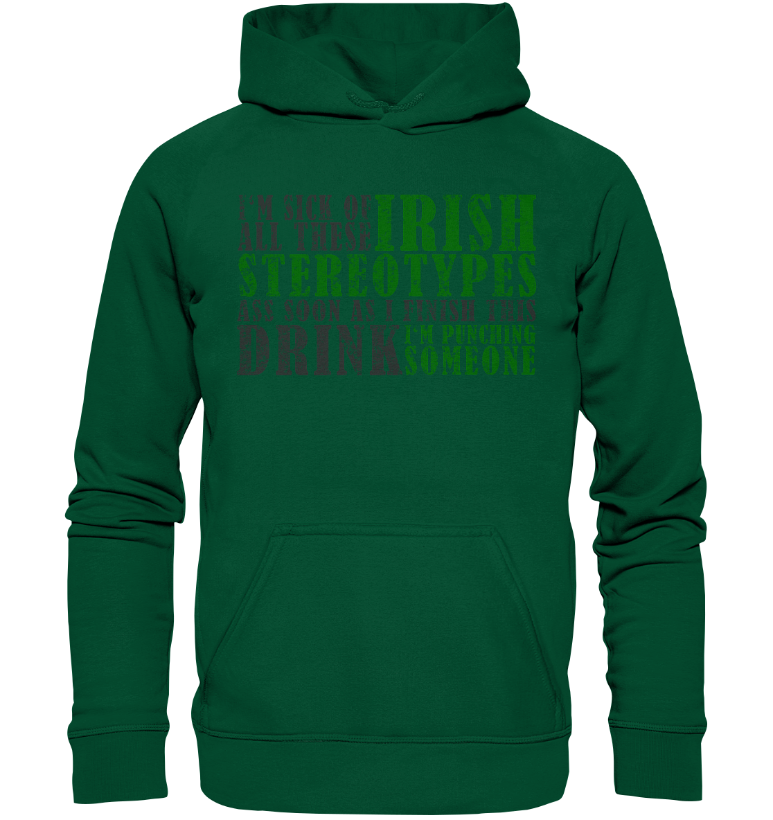 Irish Stereotypes - Basic Unisex Hoodie