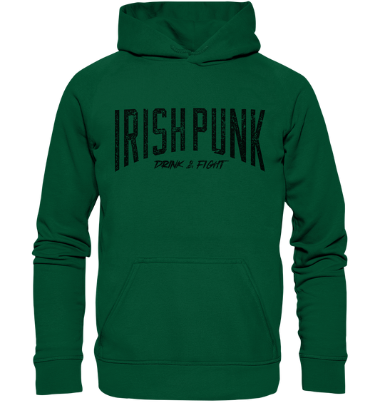 Irish Punk "Drink & Fight" - Basic Unisex Hoodie