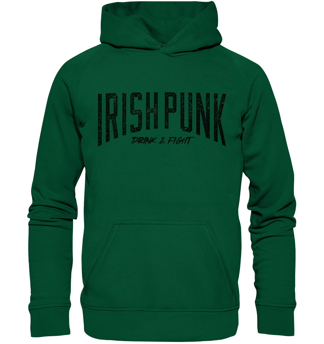 Irish Punk "Drink & Fight" - Basic Unisex Hoodie